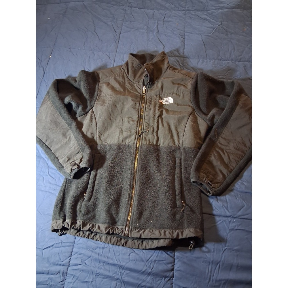 The North Face Jacket Womens Small Black Polartec Denali Fleece Full Zip Coat